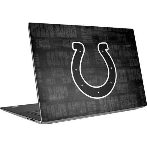NFL Indianapolis Colts Black & White Dell XPS Skin